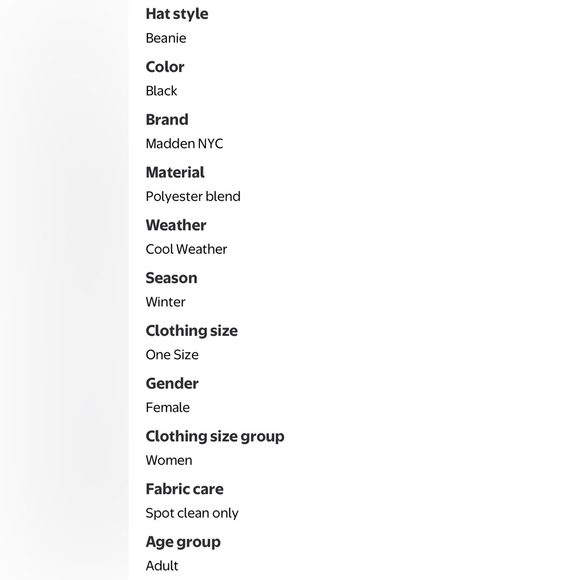 Madden NYY Black Knit Beanie with Bow Accents! NWT! - Picture 5 of 9